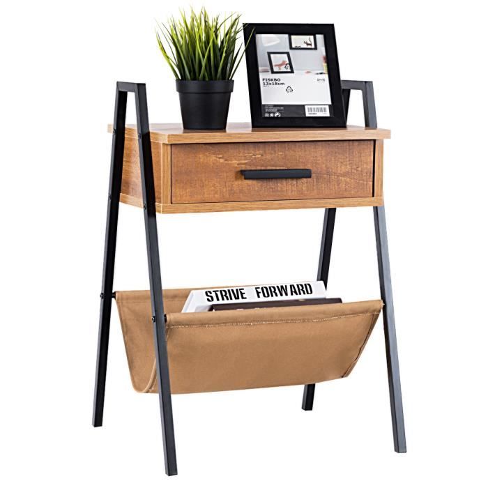 Table de chevet style industriel - Achat / Vente pas cher