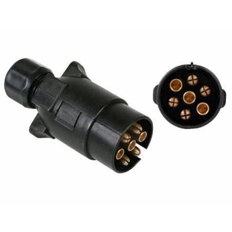 Connecteur Remorque 7 Broches Yctze - Fiche Électrique 12V Pour Remorquage - Compatible Thule Et Prise Euro
