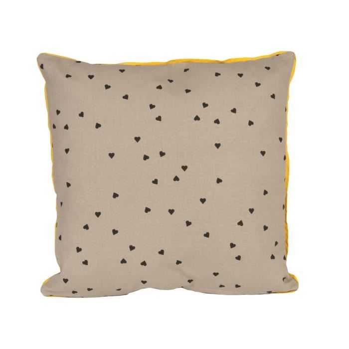 Coussin Confetti CŒurs 45x45 cm Design