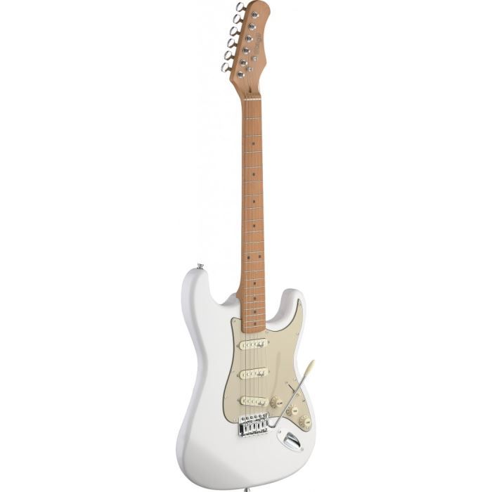 STAGG SES50M-CWH Guitare Electrique Vintage - Blanc Crème
