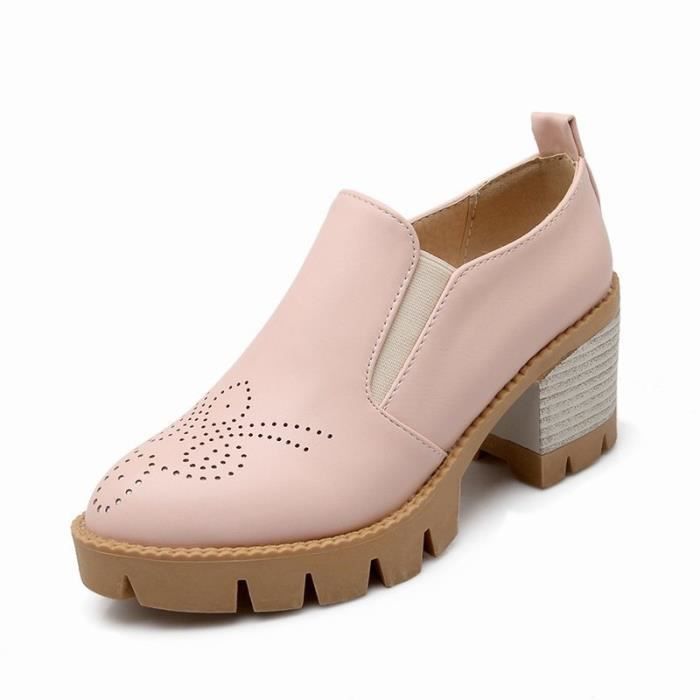 Chaussures Femme élégante En PU Cuir Plateforme Toutes les pointures ... Chaussures Femme élégante En PU Cuir Plateforme Toutes les pointures de la 35 ...