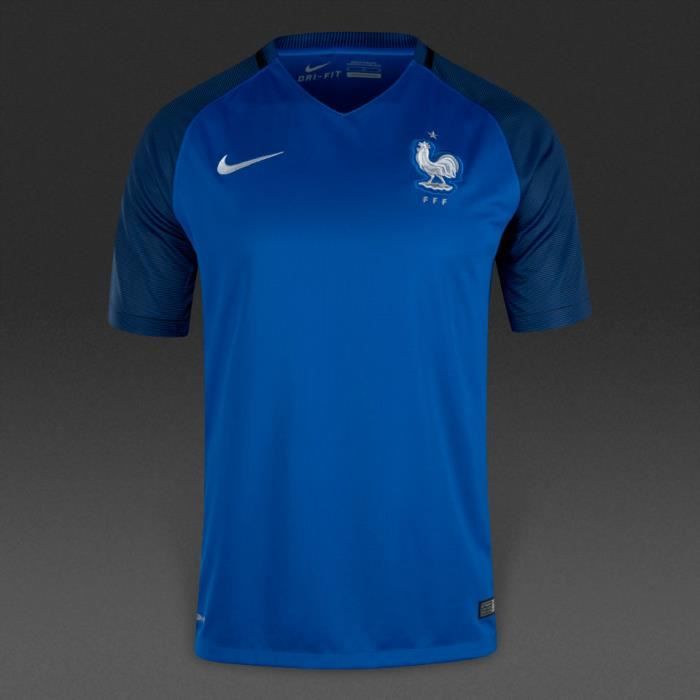 Maillot FRANCE DOMICILE 2016-2018 - Prix pas cher - Cdiscount