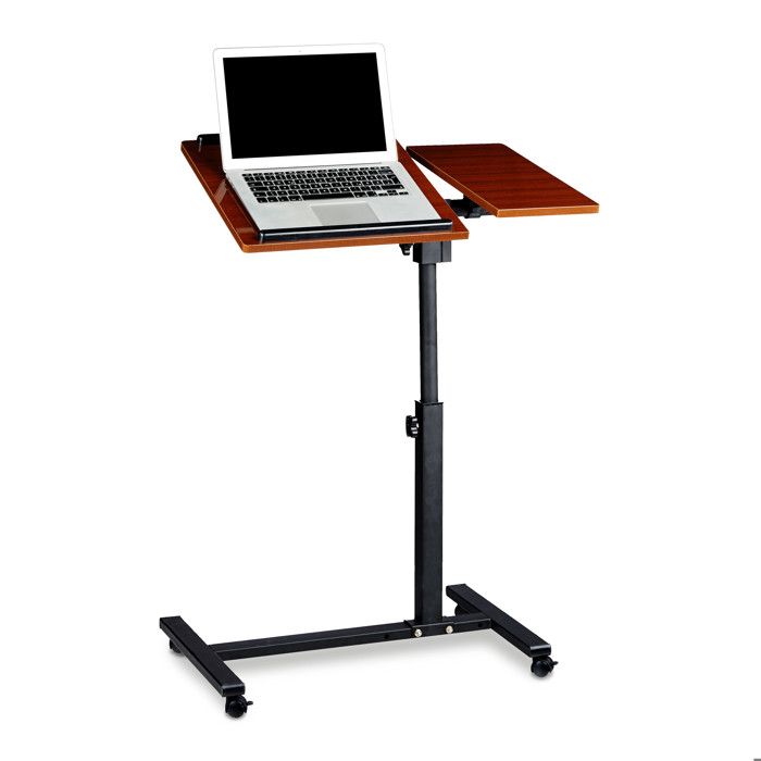 Relaxdays Table ordinateur portable hauteur réglable XL