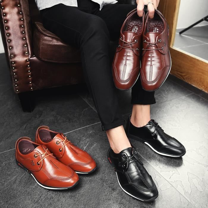 Villechaussures Chaussures Mocassins Légères Main à Confortables Mode Et Homme De Pour La 7xZTI