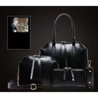 SAC À MAIN Sac à main/Sac à bandoulière en pu 4 pièces style SAC À MAIN Sac à main/Sac à bandoulière en pu 4 pièces style