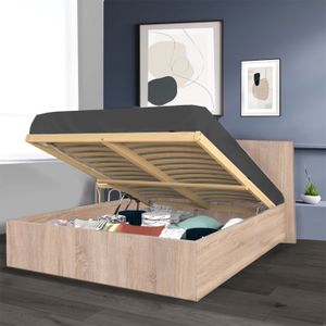 lit coffre en h 234 tre avec t 234 te de lit et sommier 224 latte lit coffre en h 234 tre avec t 234 te de lit et sommier 224 latte