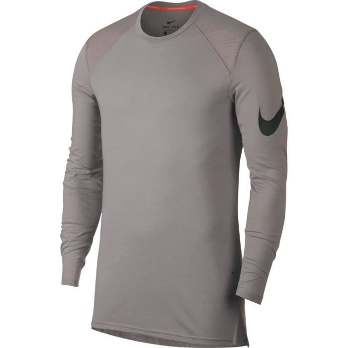 NIKE T-shirt Breathe Elite - Femme - Gris