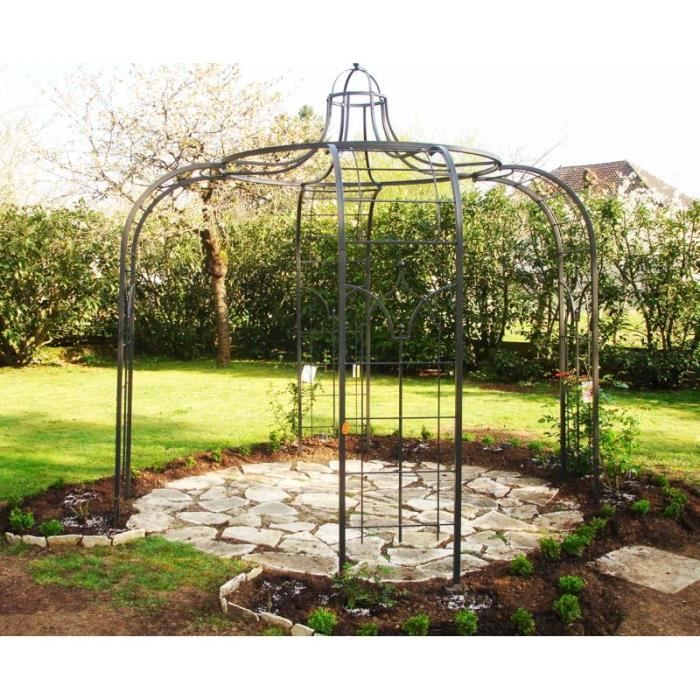 gloriette princess small tonnelle en fer forgé pergola de jardin