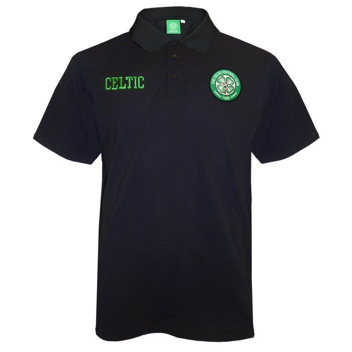 Celtic Fc Officiel Polo De Football Pour Homme Avec Blason Officiel