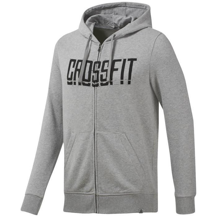 veste reebok crossfit rouge