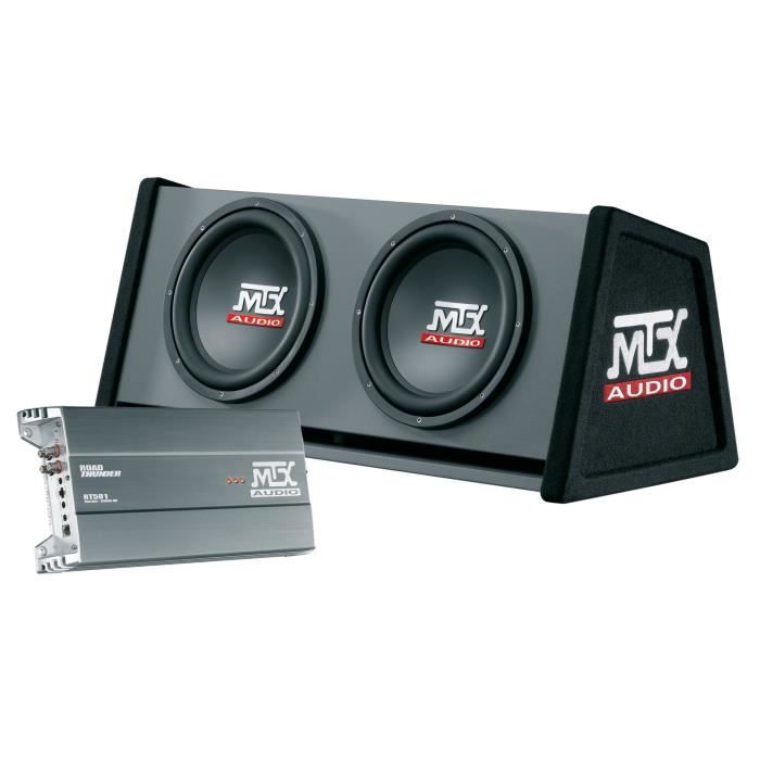 MTX RTP4000 Pack Basse avec Ampli 500W ClasseAB et Caisson Reflex Double 30 cm 2? 500W Achat