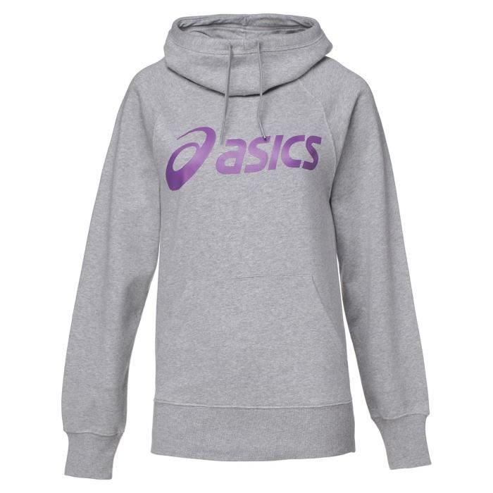 ASICS Sweat à Capuche Knit Hoodie - Femme - Gris