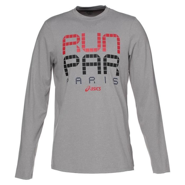 ASICS T-shirt City Homme - Gris