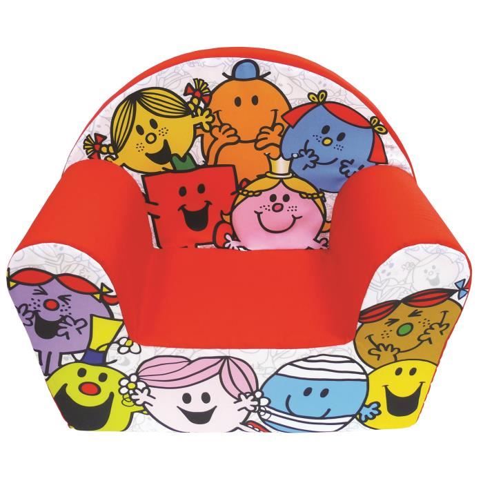 Fun House monsieur madame fauteuil club en mousse pour enfant