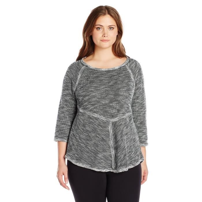 34 Manches Performance Calvin Texturée Size Plus Klein Maille 5C0qYwxSq