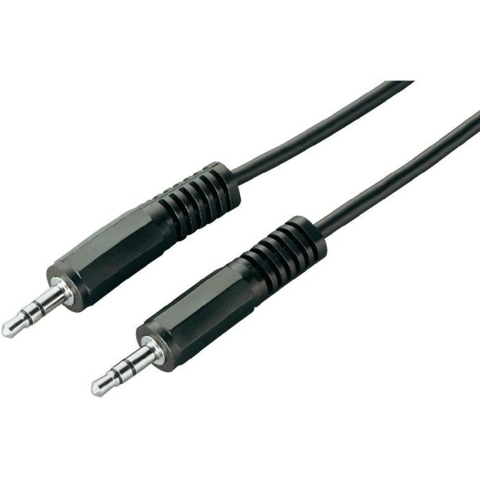 LINEAIRE A196B Câble Jack 3,5mm stéréo mâle / mâle 1m20