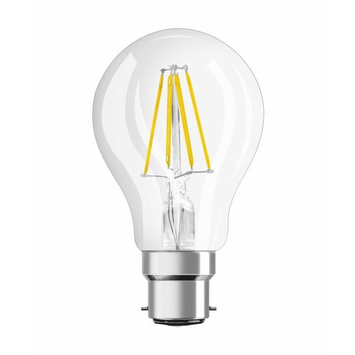 OSRAM Ampoule filament LED B22 4 W equivalent a 40 W blanc chaud