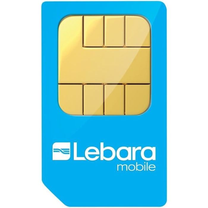 Carte SIM Lebara 200Go – 4G/5G – Minutes Illimitées – Revendeur Officiel