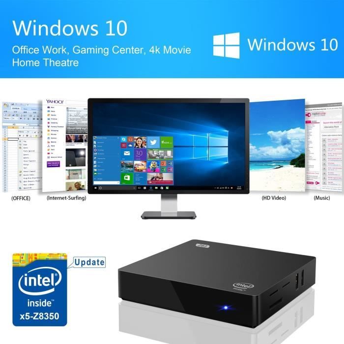  Z83-V Mini PC Windows 10 / Double Écran3