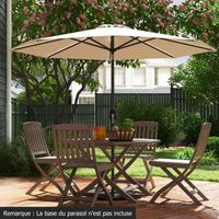 PARASOL Parasol inclinable diamètre 2,7m en acier patio PARASOL Parasol inclinable diamètre 2,7m en acier patio