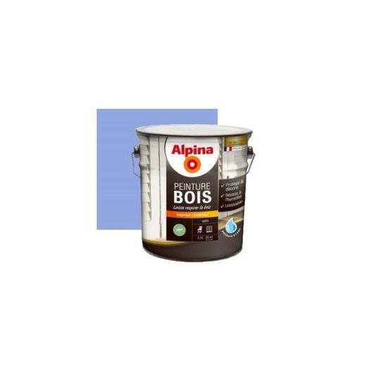 Peinture Bois Microporeuse 25l Bleu Lavande Achat Vente