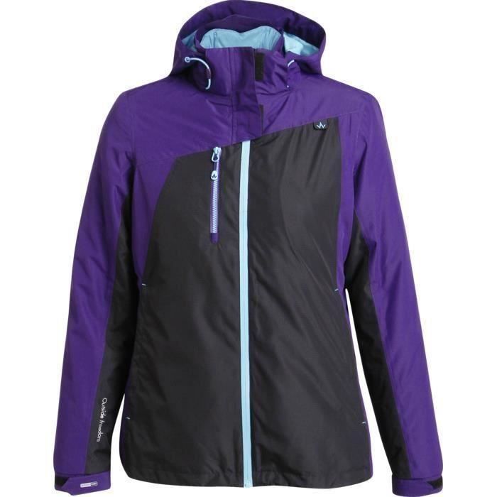 WANABEE Veste Technique Chartreuse 3 en 1 Femme
