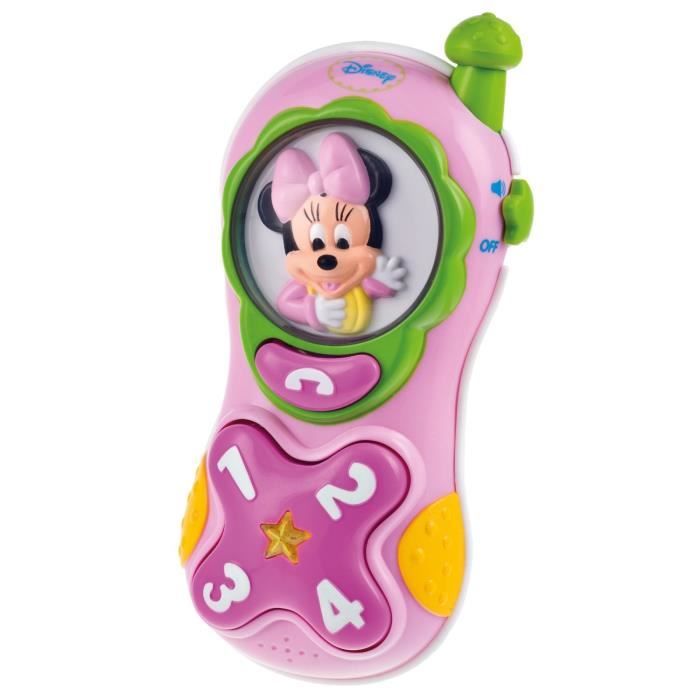 MINNIE Téléphone Lumière et Sons Clementoni