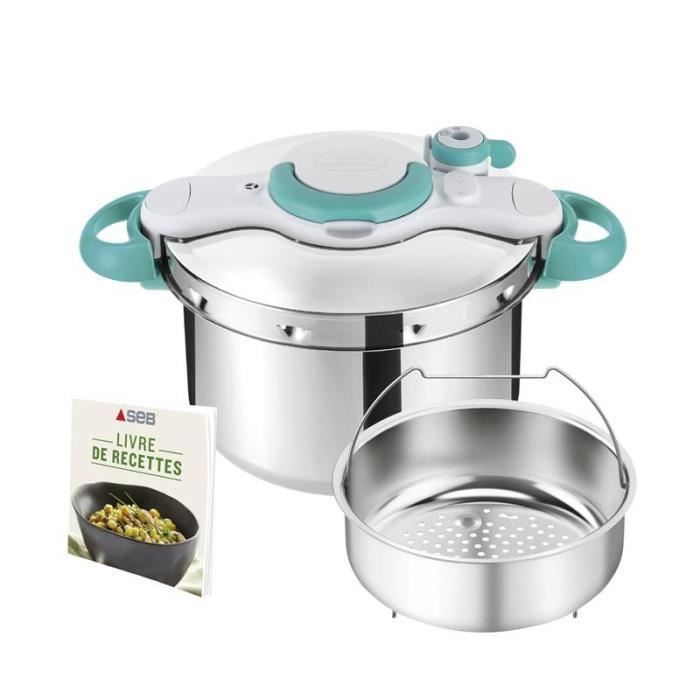 SEB CLIPSO MINUT' EASY Autocuiseur P4620716 6L bleu Tous feux dont induction