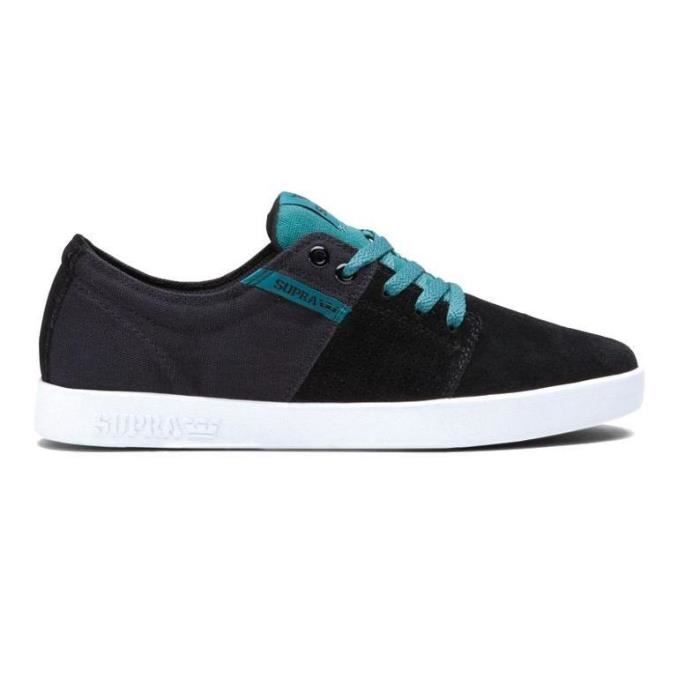 Stacks Ii Pacific White Vente Supra Black Noir Achat Basket 45ARjL