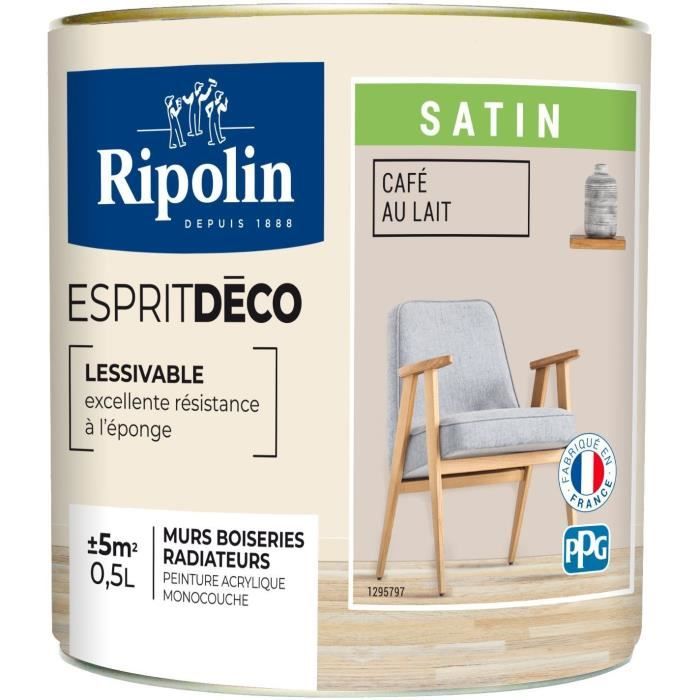 Ripolin Peinture Murale Pour Toutes Pièces Café Au Lait Satin 0