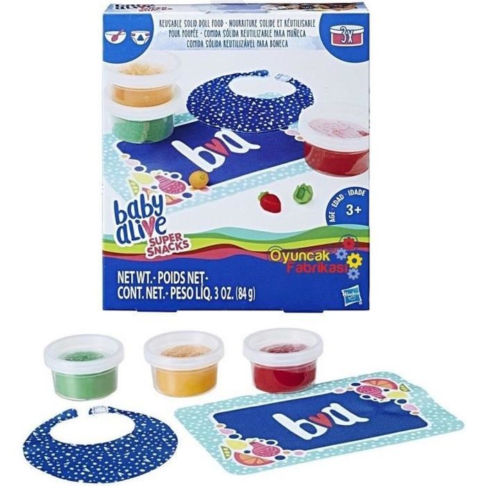 BABY ALIVE - Nourriture Solide pour Poupée