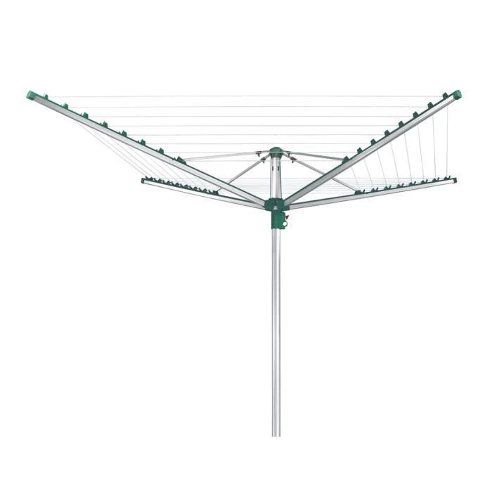 LEIFHEIT Séchoir jardin LINOMATIC 40 - Fil: 40 m d'étendage - Vert