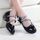 IZTPSERG Chaussure Ballerines Enfant Fille Noir