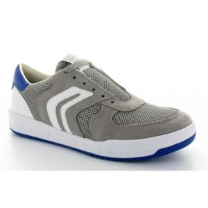Geox Basket J Rolk B Gris / Bleu Grise - Chaussures Baskets basses Homme Geox Basket J Rolk B Gris / Bleu Grise - Chaussures Baskets basses Homme