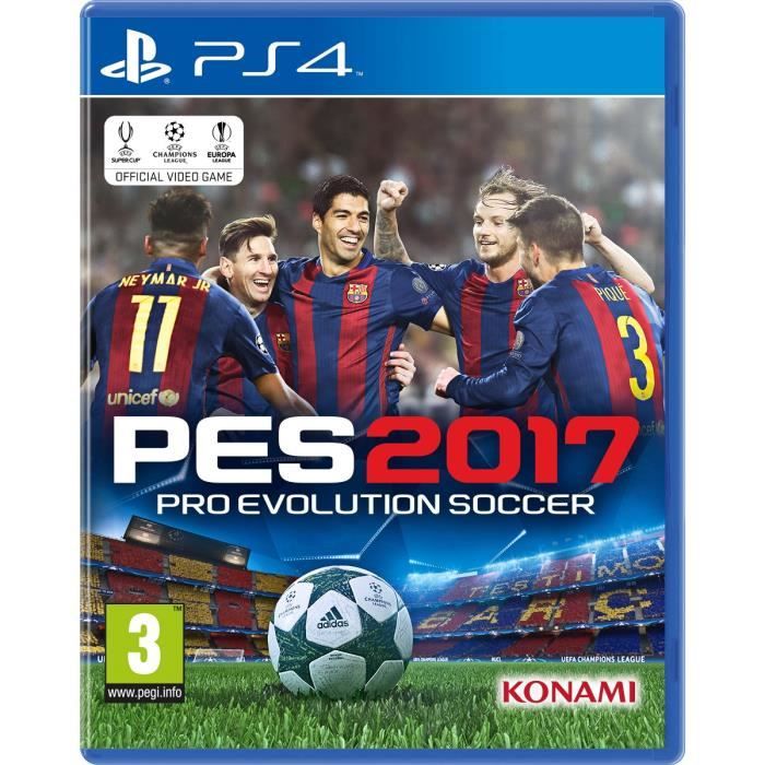PES 2017 Jeu PS4