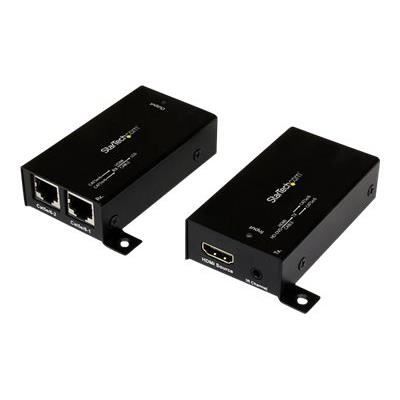 STARTECH Extendeur HDMI sur Cat5/Cat6 avec IR - Extender HDMI auto-alimenté - Prolongateur HDMI et IR sur câble Ethernet - 30 m