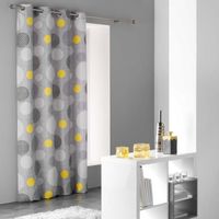 RIDEAU CDaffaires Rideau a oeillets 140 x 240 cm microfib RIDEAU CDaffaires Rideau a oeillets 140 x 240 cm microfib