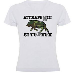Tee shirt chasse - Achat / Vente pas cher