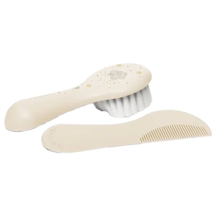 SUAVINEX Set de brosse et peigne - Blanc
