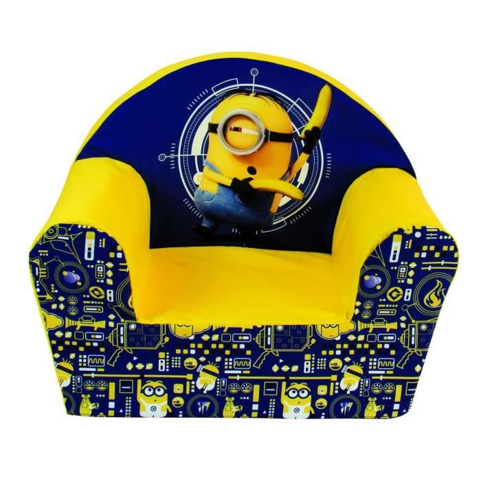 MOI MOCHE ET MECHANT Fauteuil club en mousse pour enfant - Les Minions