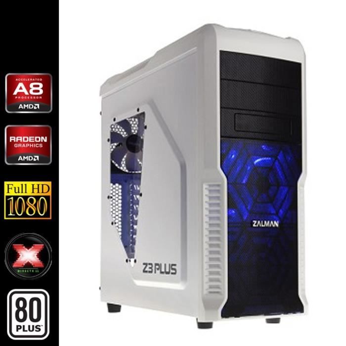 PC Gamer, AMD A8 4x3.1GHz, Radeon R7, 8Go RAM