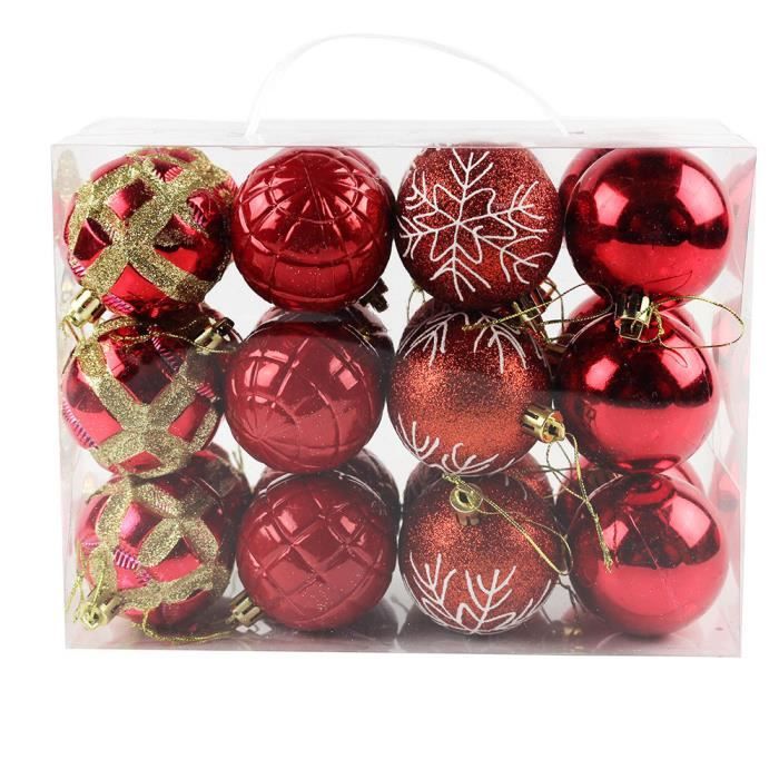 60 Mm Noël Arbre Boule Boules Décoration Maison Ornement Fête Zzf71103620rd118