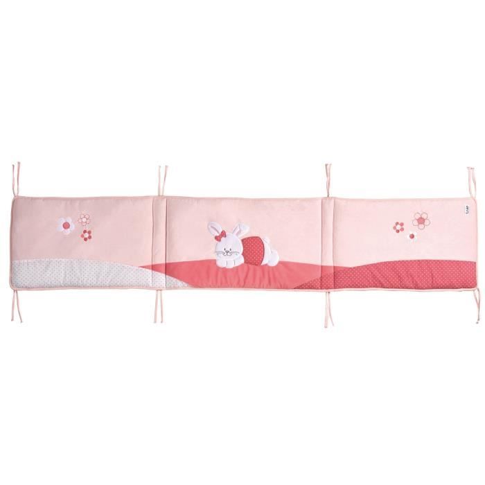 TINEO Tour de Lit Lapin Collection Fille
