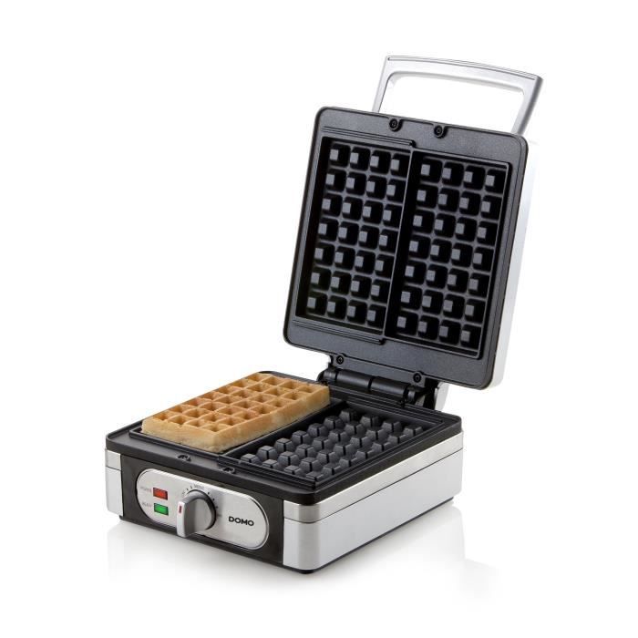 DOMO DO9183W Gaufrier électrique - Inox