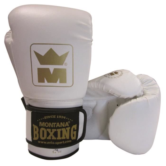 MONTANA Gants multiboxe PU MMB 100 - Rouge - Boxe