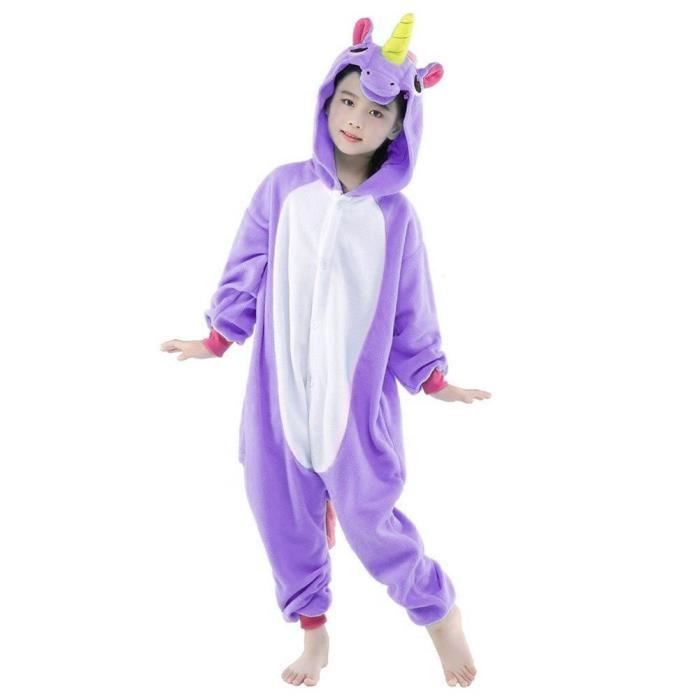 Kigurumi Pyjama Enfant Anime Déguisement Licorne ...