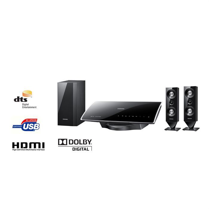 Ensemble Home Cinema DVD 2.1   Puissance 400 Watt   Tuner FM   Sortie