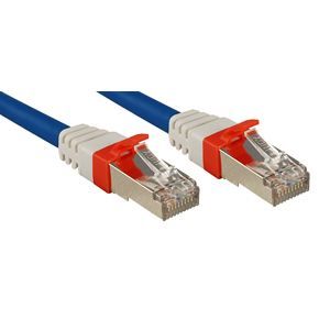 LINDY Câble réseau patch cat.6A S/FTP PIMF Premium - Cuivre - 10 Gbit - 500Mhz - LSOH - 0,3m - Bleu