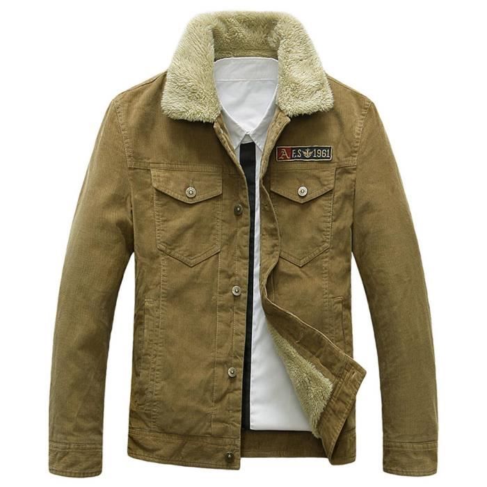 blouson homme velours cotele