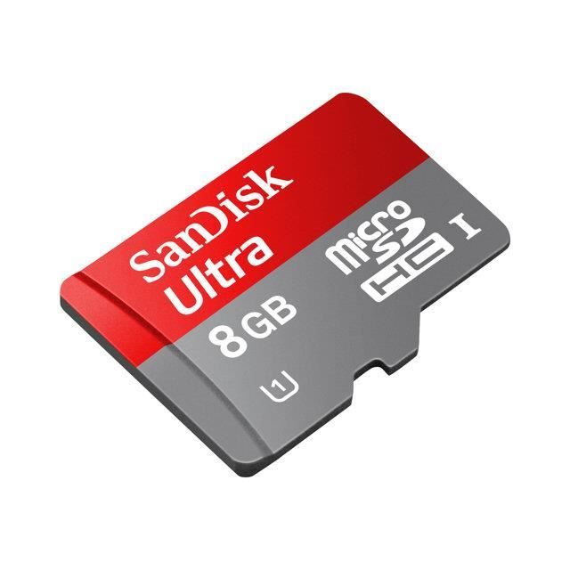 8GB SANDISK MICROSDHC MOBILE ULTRA CLASS 10 UHS 1 BI COLORED   Sandisk